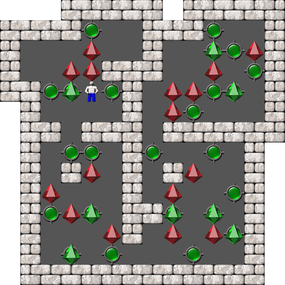 Sokoban Mass Remodel level 492